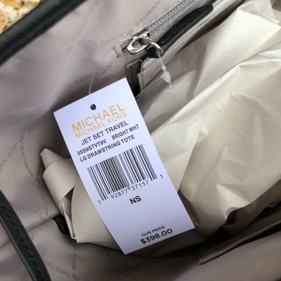 Michael Kors large striped carryall tote - Picture 2 of 4